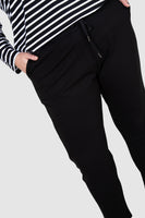 Hayley Essential Ponte Pants - Black