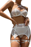 Myla White Set, Bras By S, women's plus size lingerie