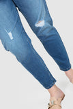 Milly Distressed Stretch Jeans - Indigo
