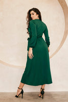 Rachel Wrap Dress in Emerald