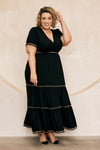 Venice Maxi Dress - Black, Monica The Label, women's plus size dresses