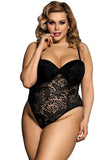Stephanie Black Bodysuit, Bras By S, women's plus size lingerie 
