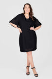 Kira Eyelet Dress - Black, Love Your Wardrobe, women's plus size dresses