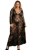 Mia Black Gown, Bras By S, women's plus size lingerie 