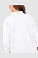 The Manhattan Cotton Overshirt (White),,