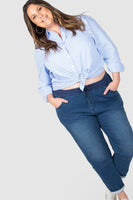 Liana Denim Jogger Jeans - Indigo, Love Your Wardrobe, women's plus size jeans