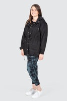 Chicago Fur Trim Anorak - Black, Love Your Wardrobe, women's plus size jackets