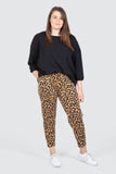 Tori Knit Animal Print Jogger - Animal Print, Love Your Wardrobe, women's plus size pants