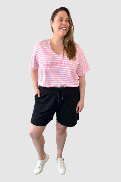 Steph Knit Shorts, Love Your Wardrobe, women's plus size shorts