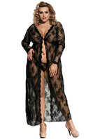 Audrey Black Robe, Bras By S, women's plus size lingerie
