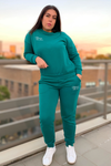 Good Vibes Jumper and Trackies Separates - Minty Fresh, Monica The Label, women's plus size loungewear
